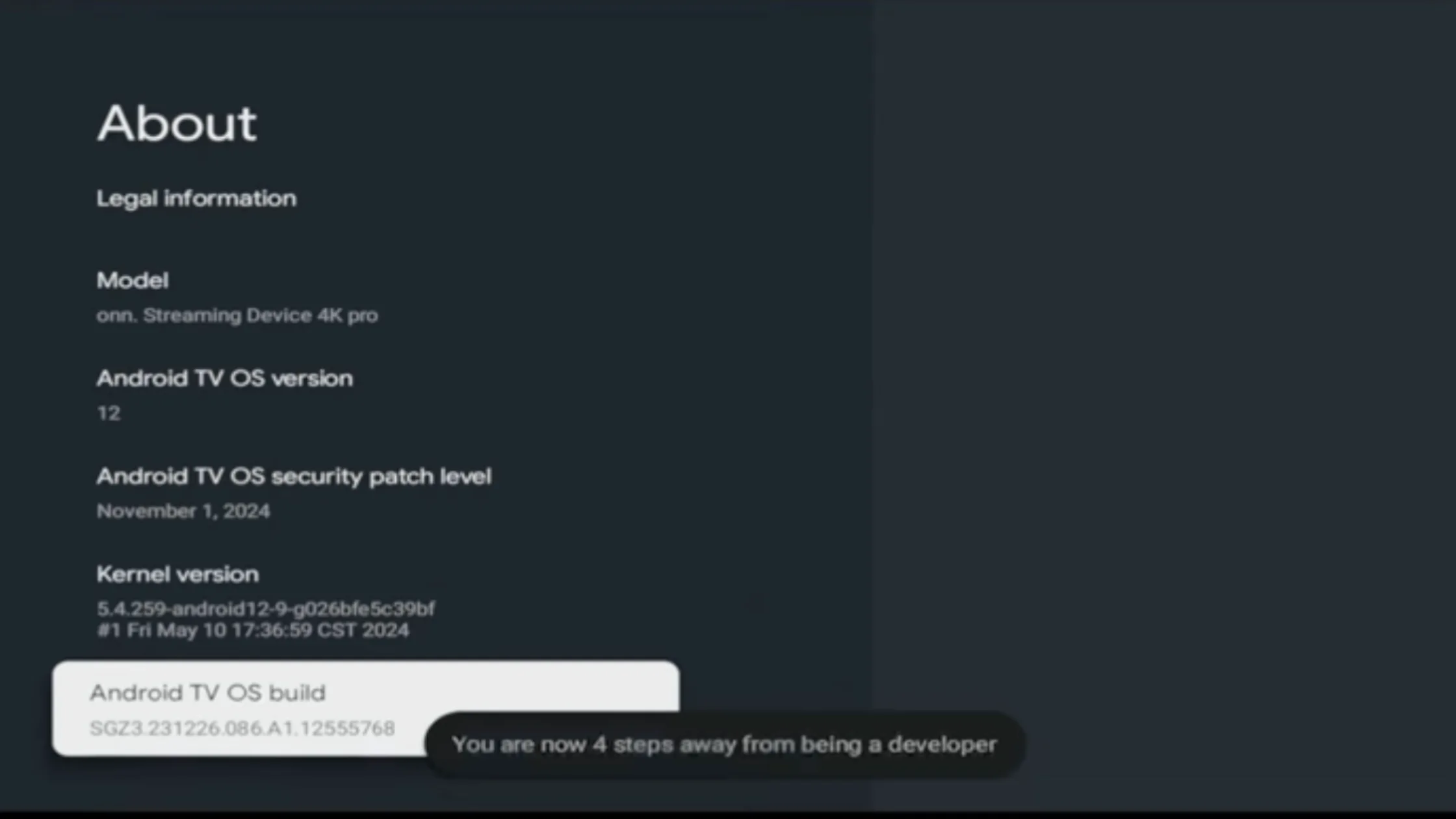 Build Number
