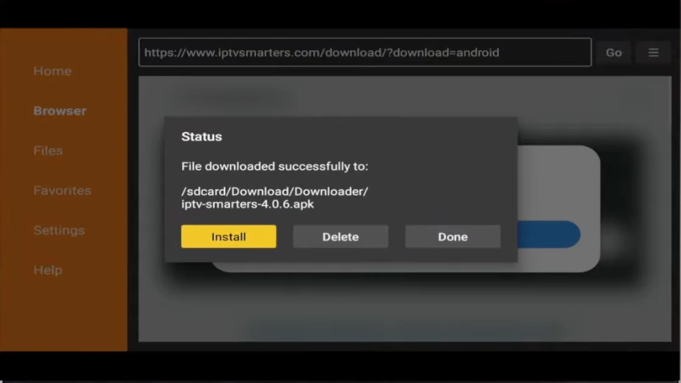 Install