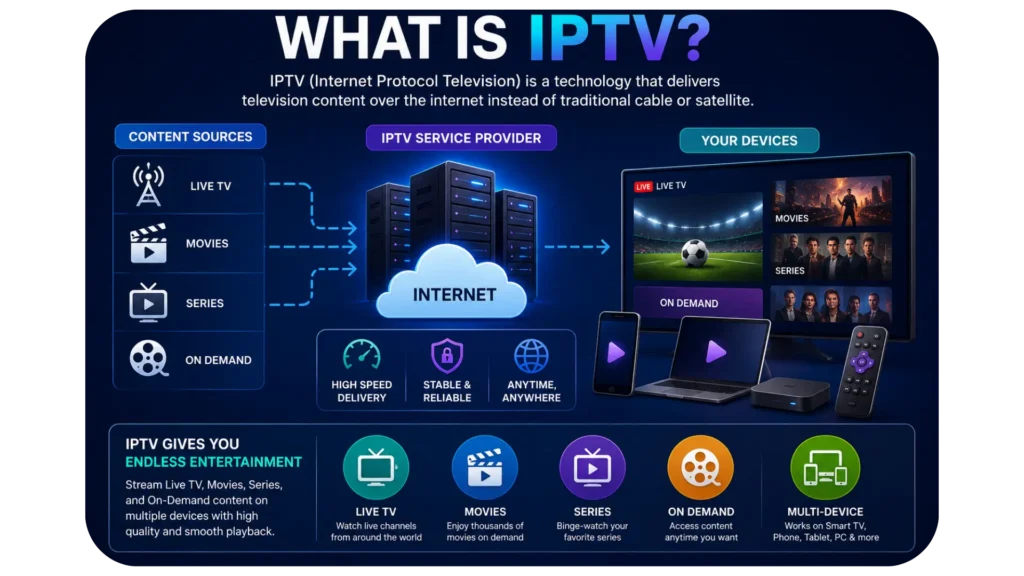 what is iptv canada ( internet protocol television)- streameast 4K